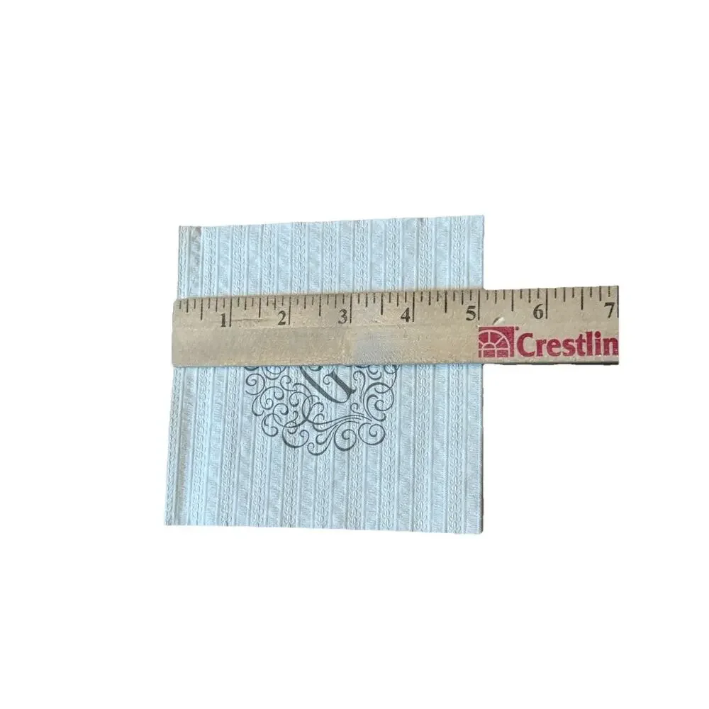 Vintage Monogrammed Beverage Napkins Letter G Paper‎ Napkins Barware Party READ